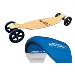 Wind Carver Longboard Skateboard and Ozone Ignition Trainer Package